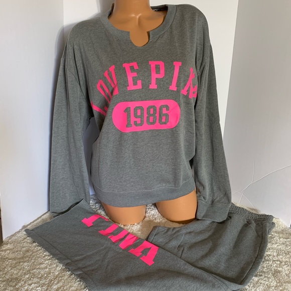 PINK Victoria's Secret Sweaters - Victoria’s Secret pullover boyfriend bottom LARGE